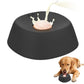 Slow Feeder Dog Bowls With Rolling Ball Anti-Choking For Liquid Treat