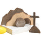 Easter Empty Tomb Easter Scene And Cross Decoration Wood Easter Resurrection Scene For Tiered Tray