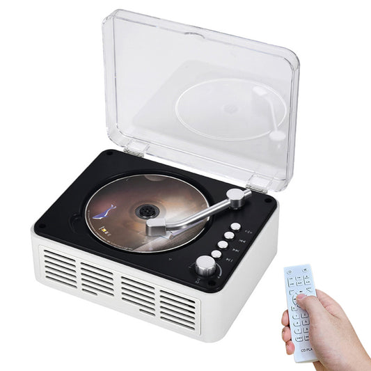 Retro CD Player Multifunctional Music Player with Bluetooth FM Radio for Home Use