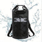 Roll-Top Backpack With Handle Dry Bag Outdoor Bag For Fishing Boating Camping