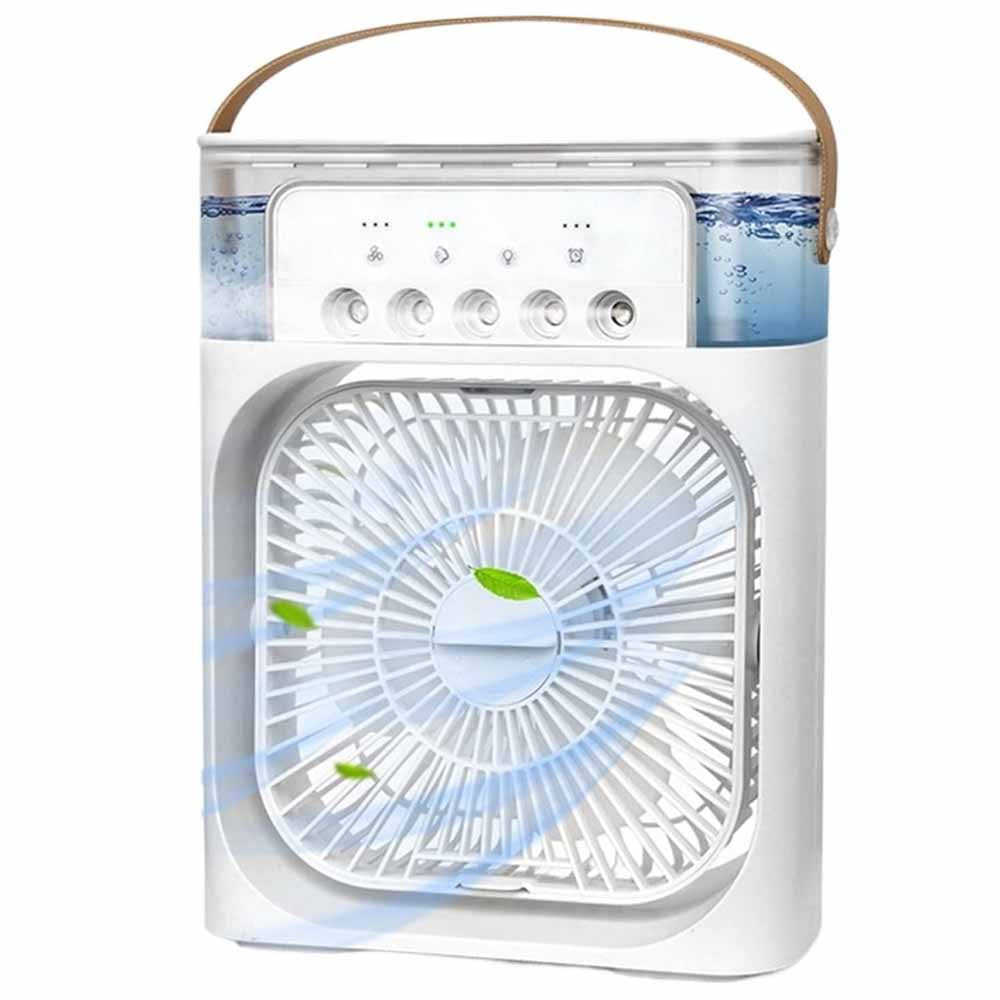 Air Cooler USB Misting Fan 3 Speeds 500ML Water Tank Desk Fan