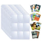 50 100Pcs 9 Grids Album Baseball Holder Sheets Double Side for Card Sleeves Photos