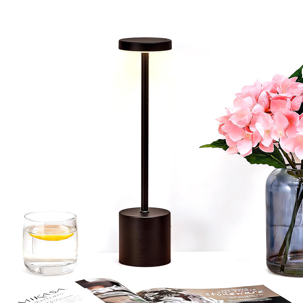 Three Color Rechargeable Touch Cordless Table Lamp for Dining Room
