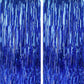 2Pcs 2m Metallic PET Foil Fringe Door Curtains for Party Backdrops