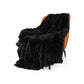 Solid Double-Sided Fuzzy Shaggy Blanket