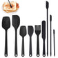 9PCS Silicone Spatula Set Non stick Spoon Utensil Baking Tools With Ergonomic Grip