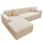 Elastic Full-Cover T-Shaped Jacquard Universal Sofa Slipcover for 1-4 Seater