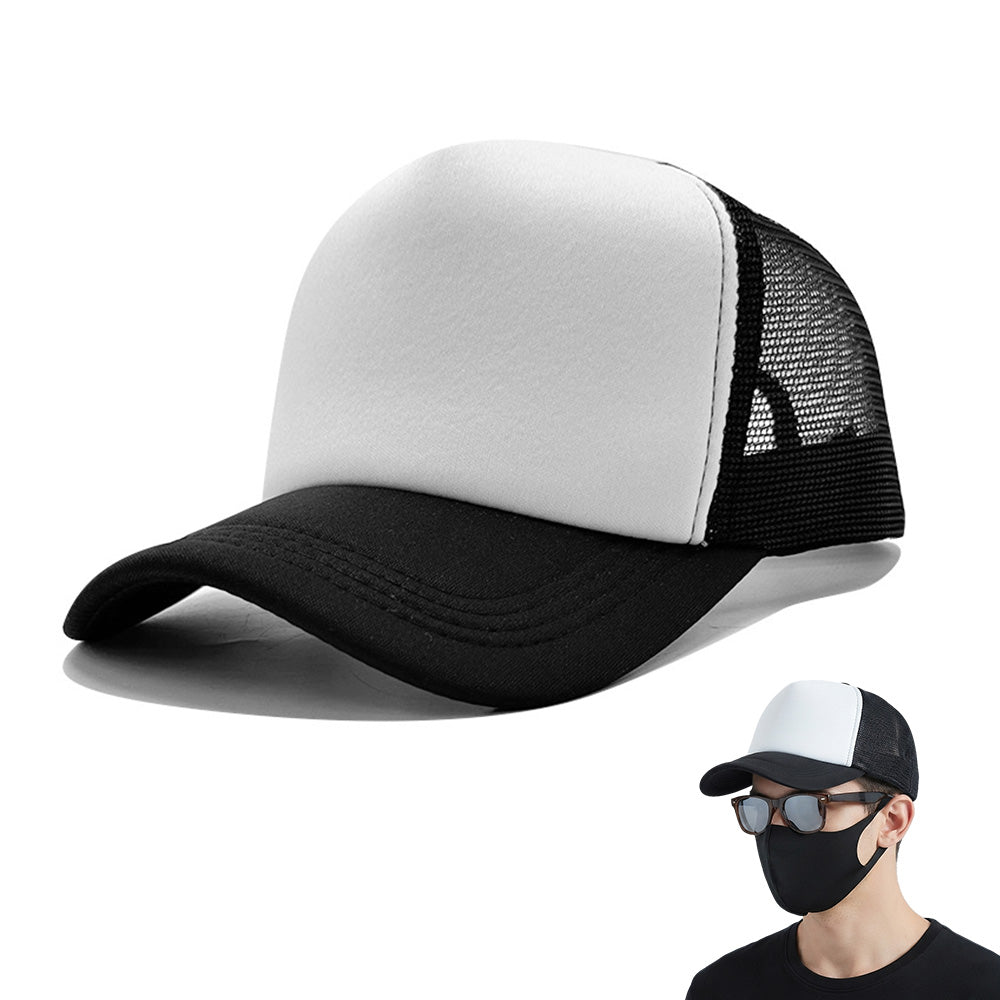 Comfortable Adjustable Baseball Cap with Breathable Mesh Trucker Hat for Outdoor