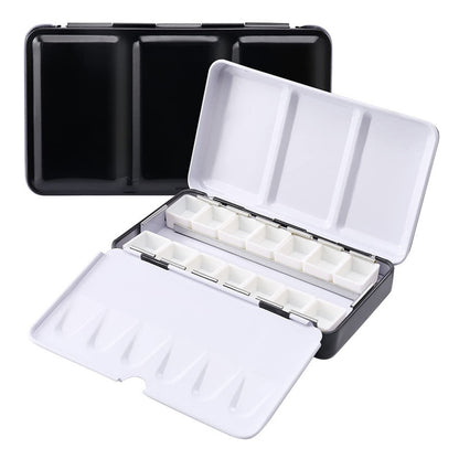 Empty Metal Palette Box Watercolour Travel Palettes