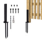 Fence Post Repair Kit Heavy Duty H Design Fence Post Anchor Ground Stakes