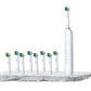Electric Toothbrush with 5 Modes 8 Brush Heads Rechargeable 3D Rotation Toothbrush for Home Travel