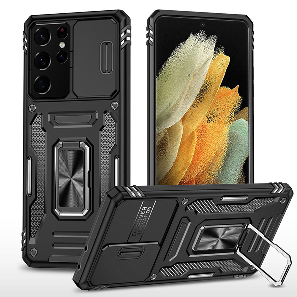 Heavy Duty Ring Stand Phone Case for Samsung Galaxy
