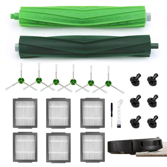 24PCS Brush Filter Kit Replacement Parts For Roomba J And E And I Series