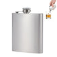 Stainless Steel Hip Flask for Men Portable Leak Resistant Pocket Liquor Bottle for Outdoor Travel