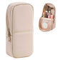 Portable PU Leather Standing Makeup Organizer Bag Makeup Brush Pouch