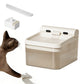 4L Automatic Cat Water Fountain Rechargeable Pet Drinking Dispenser with Sensor Mode