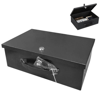 Key Lock Document Box with Two Keys and a Pad for Personal Items