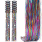 12-Piece Hair Tinsel Clip Kit for Sparkling Hair Extensions