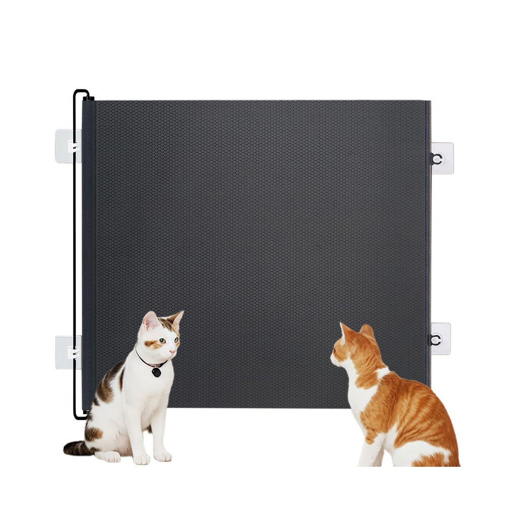 Retractable Pet Gate No Drill Barrier for Dogs and Cats Indoor Outdoor Use