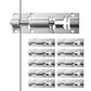 10Pcs Stainless Steel Sliding Door Bolts for Doors Windows and Cabinets