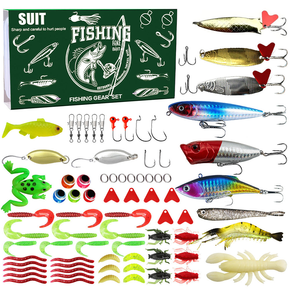 Fishing Lures kit Baits Tackle for Bass Trout Salmon Fishing Accessories