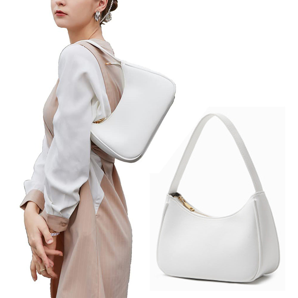 Shoulder Bag For Women Elegant Feminine Mini Handbags with Zipper Closure