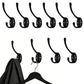 10Pcs Coat Hooks Wall Hooks Mounted Farmhouse Coat Hangers for Bags Caps Keys