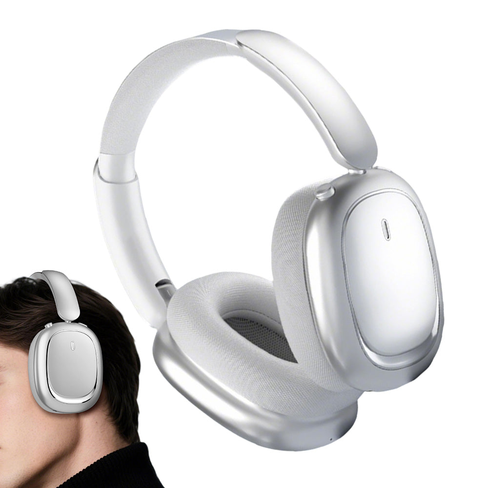 Wireless Bluetooth Headphones Lightweight Clear Over Ear Bluetooth Headsets for Phone PC