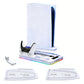 Gaming For PS5 Slim Pro Docking and Cooling Station Charger Headset Holder With RGB Light