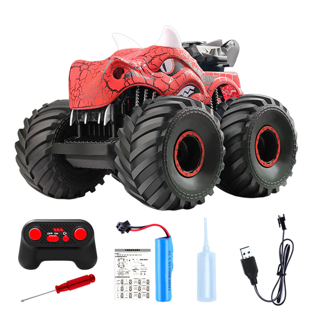 2.4G Remote Control Dinosaur Spray Off Road Truck with LED Lights