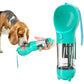 4 in 1 Pet Feeder Dog Cat Puppy Water Bottle Cup with Poop Bag Holder for Yorkie