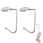 2 Pack 30mm Metal Straight Hooks for Christmas Stockings and Bags