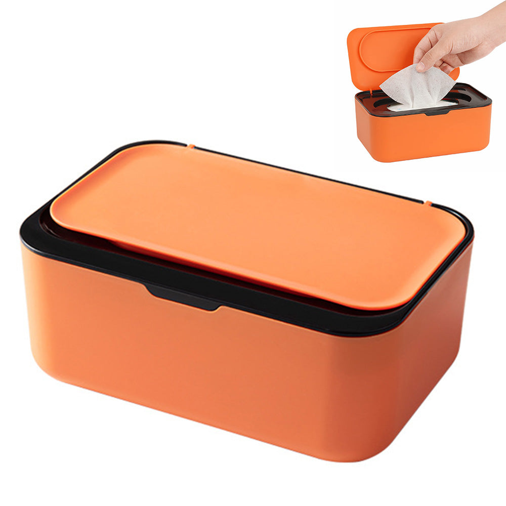 Wipes Dispenser Wipes Tissue Storage Case With Lid Refillable Wipe Holder
