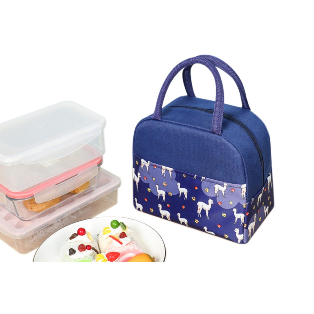 High-Capacity Oxford Cloth Lunch Bag Tote Bag
