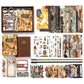 Vintage Scrapbook Kit Bullet Junk Journal Kit with Journaling and Scrapbooking Supplies