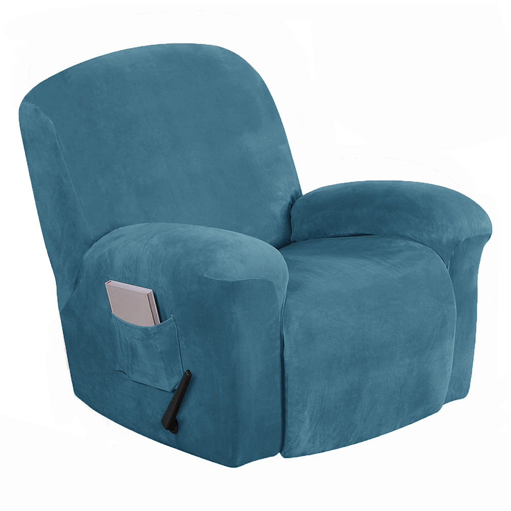 Recliner Chair Cover Recliner Stretch Sofa Slipcover Separate 4 Pieces Recliner Couch Covers
