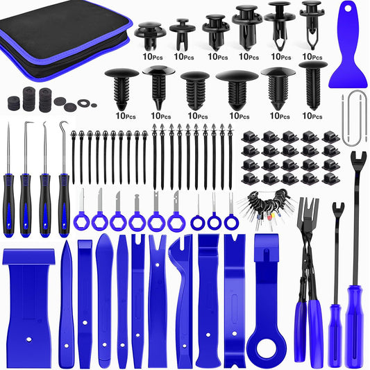 238-Piece Car Panel and Radio Bumper Remover Set for Vehicle Disassembly and Installation