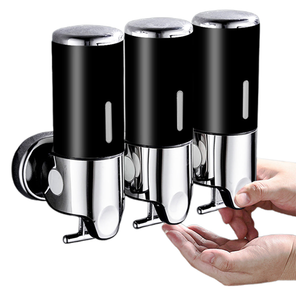Wall-Mounted 3-Chamber Soap Dispenser 1500ml