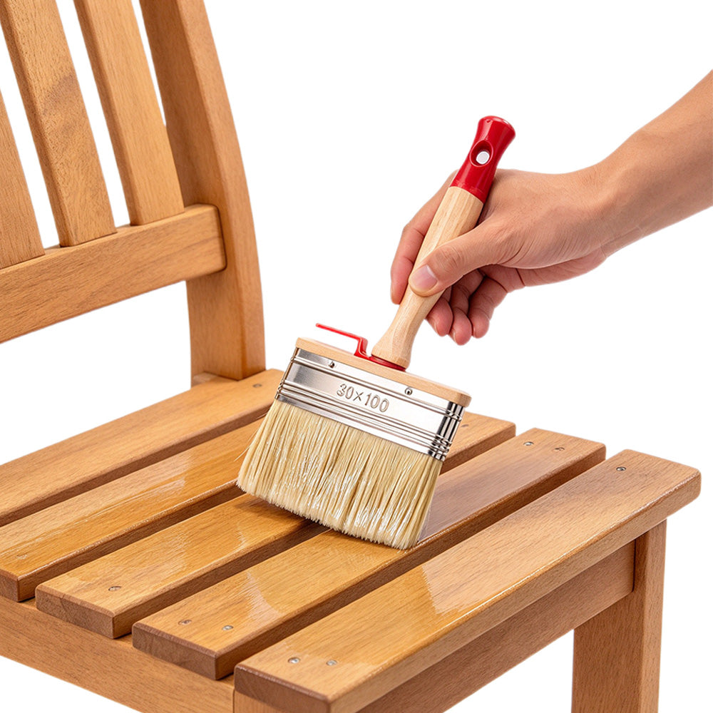 Thickened Square Paint Brush 3 cm PET Bristle for Wall Fence Door