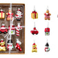Glass Painted Christmas Ornaments Christmas Tree Hanging Decorations