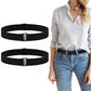 2Pcs Women Adjustable Stretch Belt Invisible Elastic Waistband for Pants Jeans Dresses