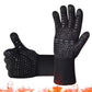 Heat Resistant Oven Gloves Double Sided Silicone Slip Resistant BBQ Gloves