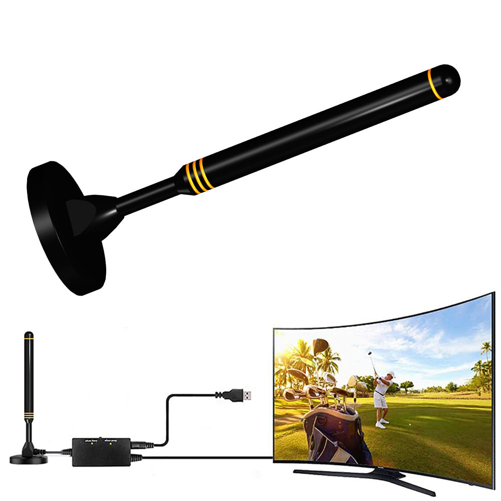 Digital TV Antenna Long Range HD TV Antenna HDTV Amplifier Signal Booster