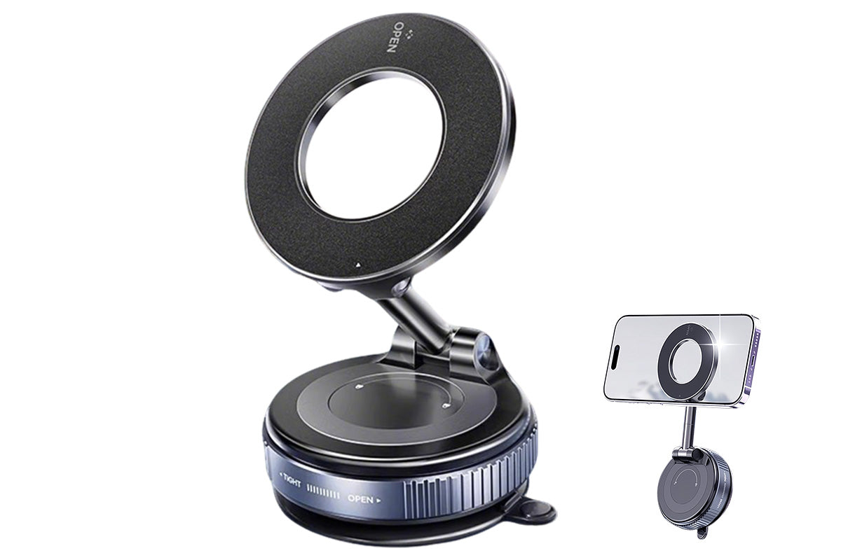 2 X Vacuum Suction Car Magnetic Phone Holder Stable Phone Holder
