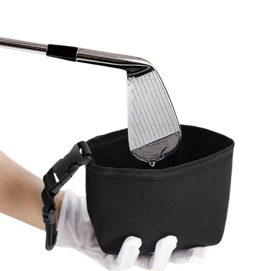 Portable Golf Club Ball Cleaning Bag With Detachable Clip Golf Club Wash Bag