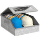 Large Capacity Hat Organizer Box Holds 30 Hats for Baseball Cap Wide Brim Cap