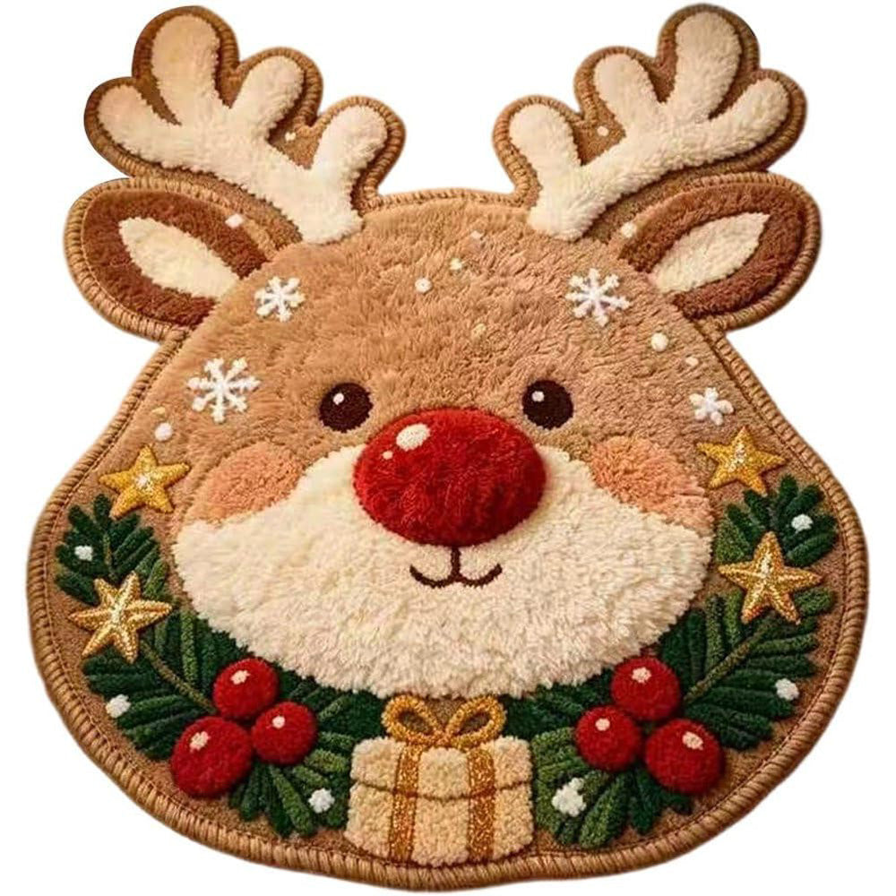Soft Christmas Velvet Floor Mat-Style 3