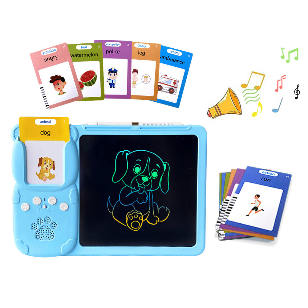 Talking Flash Cards Toys 510 Words with Drawing Tablet for Boys Girls