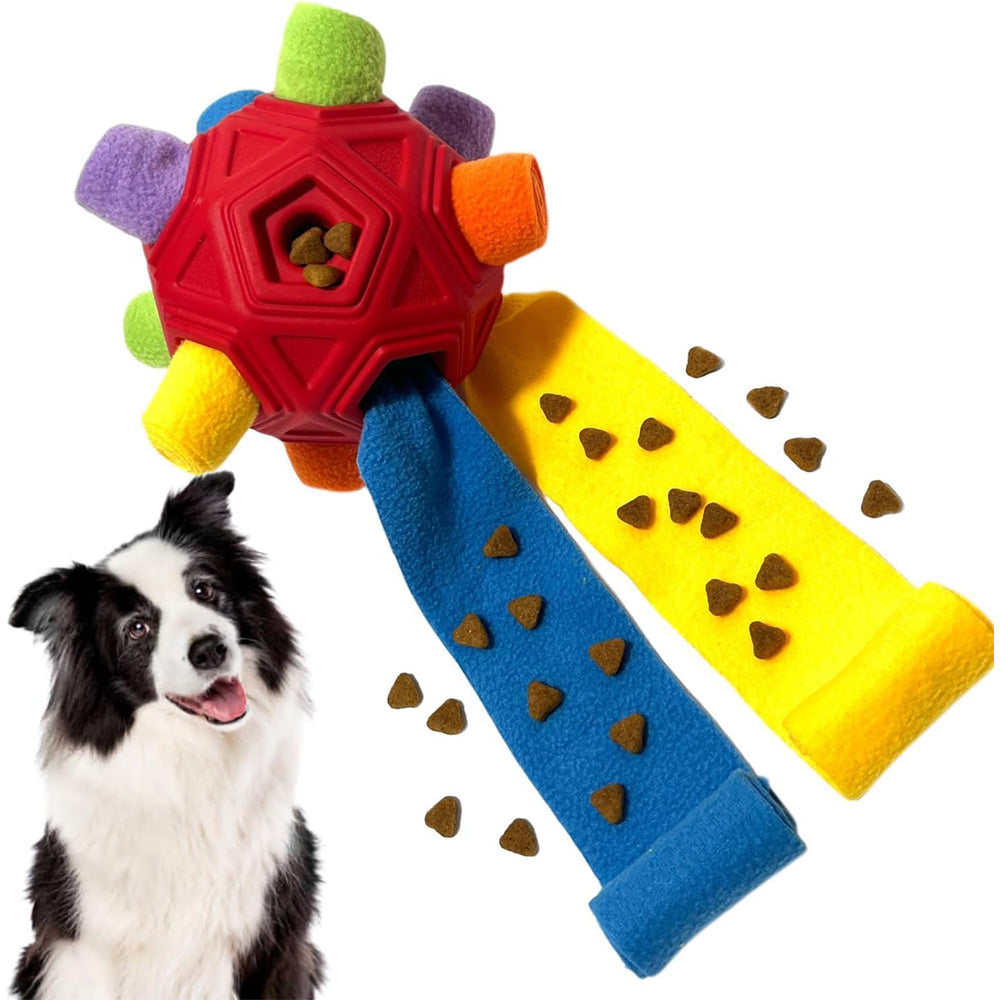 Dog Snuffle Ball Slow Feeder Puzzle Toy for Treats