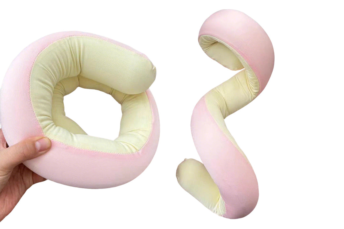 360 Degrees Twistable Memory Foam Neck Support Pillow Adjustable Travel Pillow